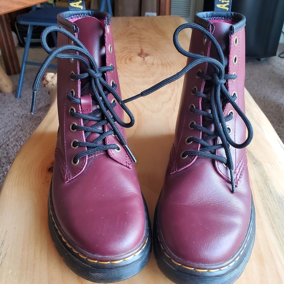 Dr. Martens Zavala Leather Combat Boot - Picture 3 of 8